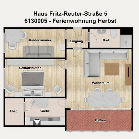 Haus Fritz-reuter-strasse 5 Herbst * Langeoog